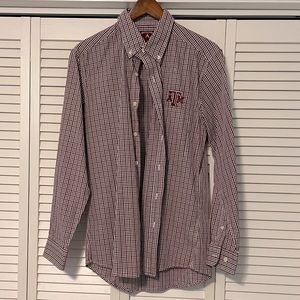 Texas A&M Men’s Antigua Long Sleeved Dress Shirt